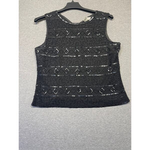 Women's Jennifer Moore Tank Top, L, Black